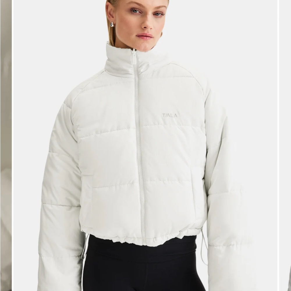 BRAND NEW TALA Reversible puffer in coconut white size M